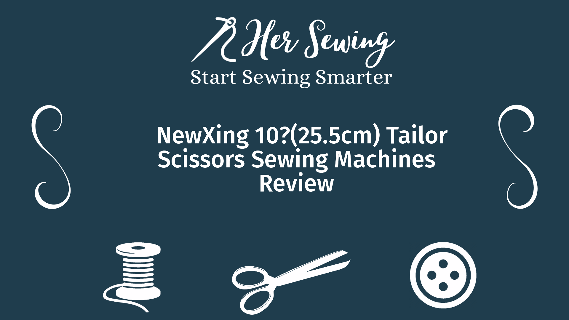 NewXing 10″(25.5cm) Tailor Scissors Sewing Machines Review