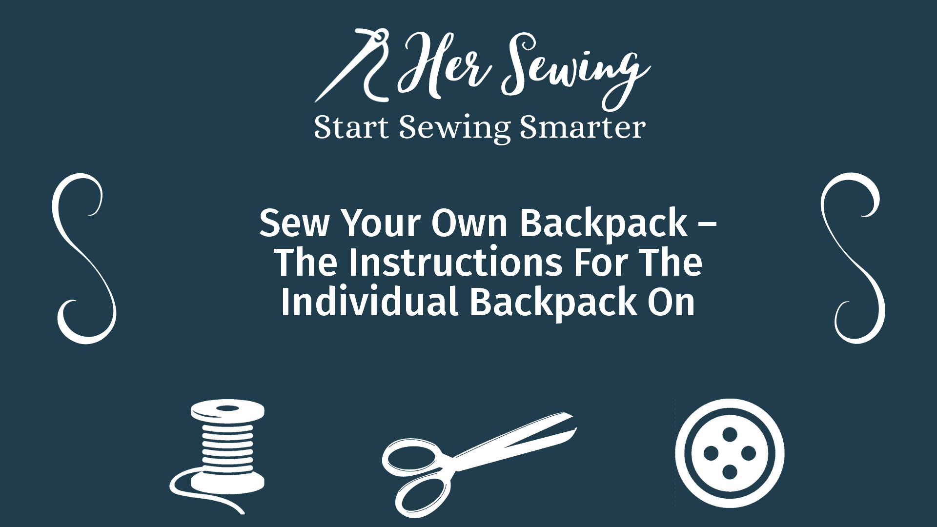Sew Your Own Backpack – The Instructions For The Individual Backpack On