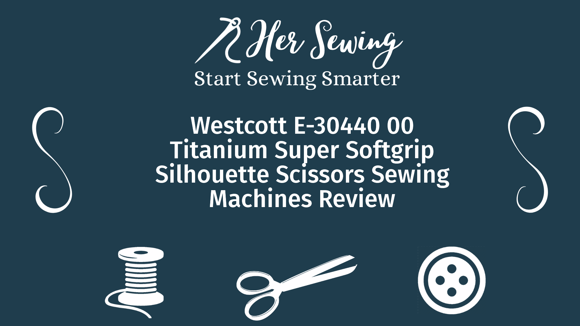 Westcott E-30440 00 Titanium Super Softgrip Silhouette Scissors Sewing Machines Review